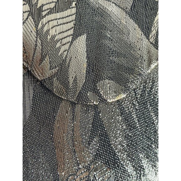 Epstein's Women's Gold Plant Canvas With Magnet Snap Crossbody Bag Sz S - NWT - Picture 8 of 13